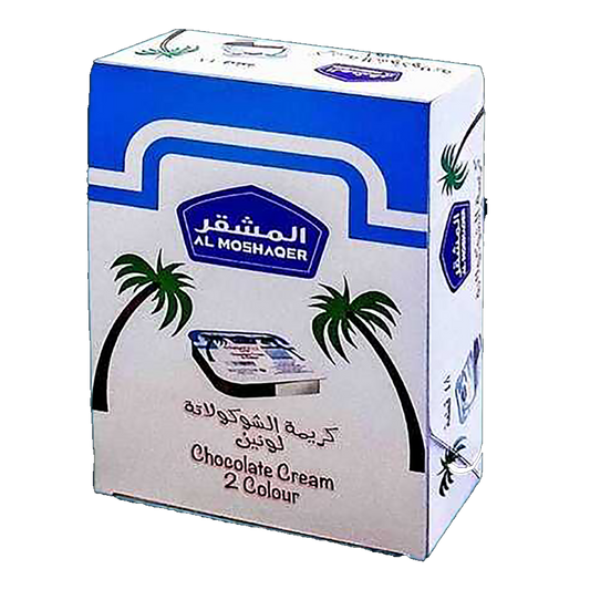 Almoshaqer Chocolate Cream 2 color المشقر شوكولاتة كريمة لونين