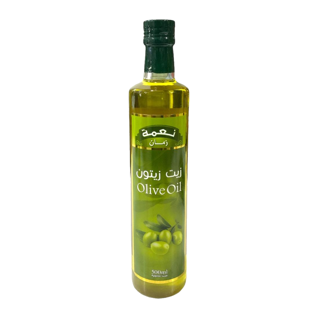 Nemat Zaman Olive Oil 500 ml نعمة زمان زيت زيتون 500 مل