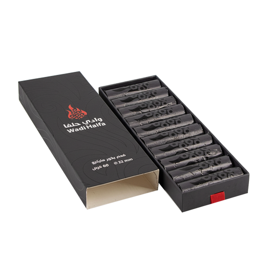 Wadi Alfa Micro Incense Charcoal 22mm 60's وادي حلفا فحم بخور مايكرو 22مل 60قرص