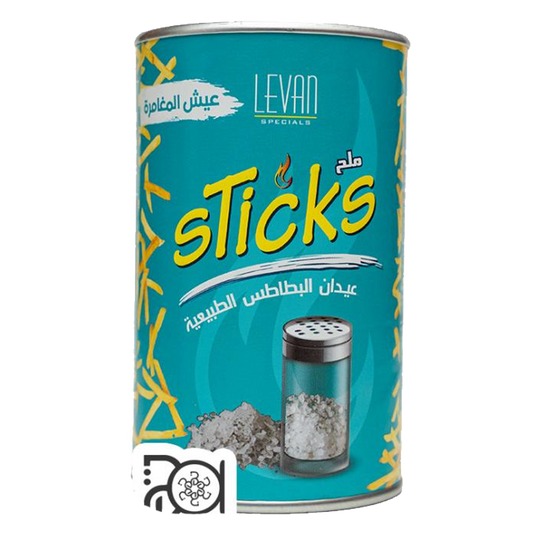 Levan Sticks Salt Natural Potato Sticks 37 g ليفان  ستيكس عيدان البطاطس الطبيعية  ملح 37 جرام