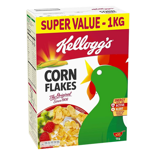 Kelogs Corn Flakes 1 kg كورن فليكس كولقز 1 كيلو