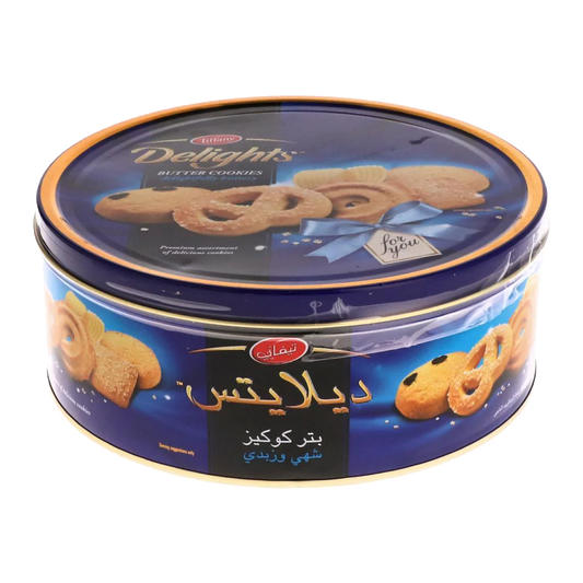 Tiffany Butter Cookies Tin 405 g تيفاني ديلايتس بتر كوكيز 405جرام