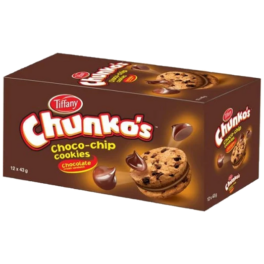 TIFFANY CHUNKS CHOCOLATE CHIPS COOKIES 40G تيفاني  شنكوز رقائق الشوكولا كوكيز40غ