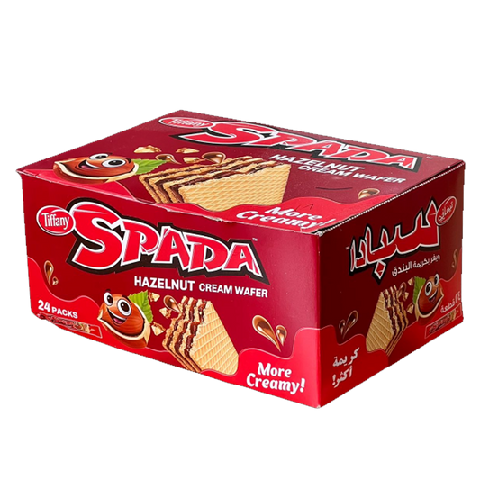 Tiffany Spadaa Chocolate Cream Wafer 20g تيفاني سبادا اصبع ضخم ويفر بالشوكلاتة 20 جرام