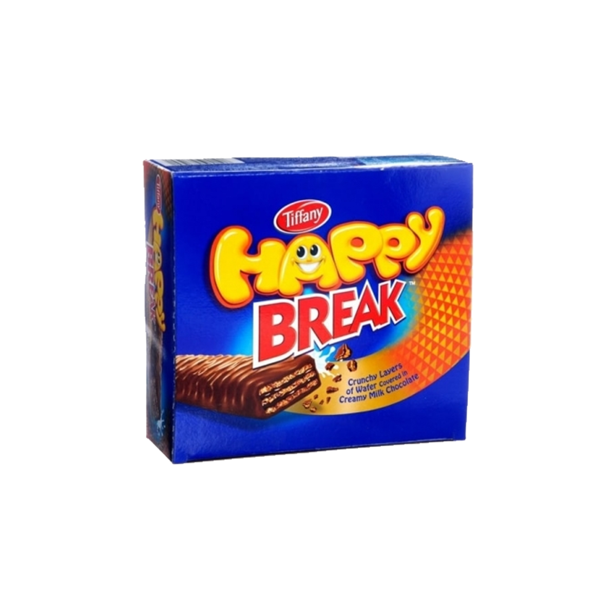 Tiffany Happy Break Milk Chocolate 13.5 gm تيفاني هابي بريك بالشوكلاتة والحليب 13.5 جرام