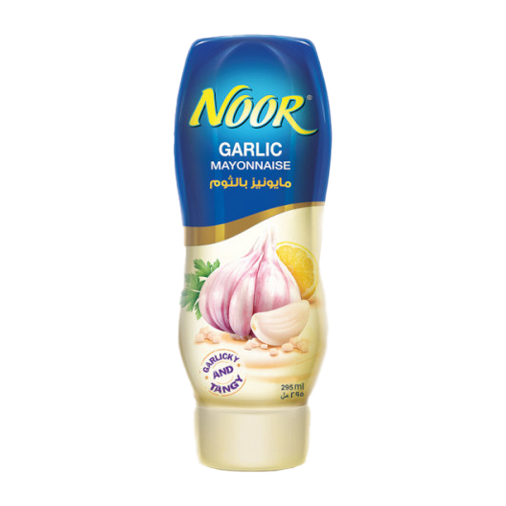 Noor Mayonnaise Garlic 295 ML نور مايونيز بالثوم 295مل