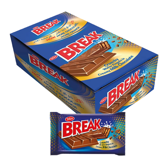 TIFFANY BREAK 4 FINGERS WAFER CHOCOLATE 31g تيفاني بريك 4اصابع الويفر بشكولاته 31غ