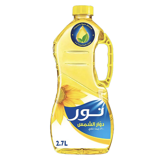 Noor Sunflower 100% Pure Oil 2.7ltr زيت نور 2.7لتر