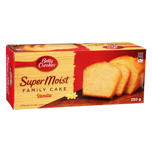 Betty Crocker Pound Cake Vanilla 250g بيتي كروكر كيك العائلة الفانيلا 250غ