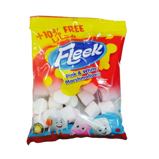 فليك مارشميلو وردي وابيض 165 جرام Fleek Pink&White Marshmallows 165g