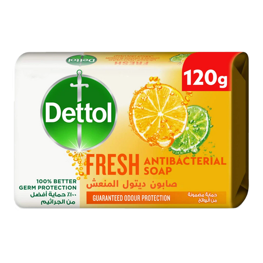 Dettol Fresh Bar Soap 120gm ديتول صابون المنعش 120غم