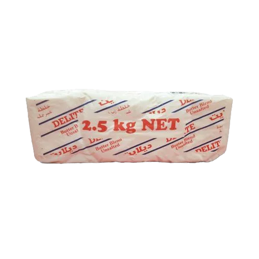 Delite Butter Block 2.5kg ديلايت زبدة 2.5 كيلو