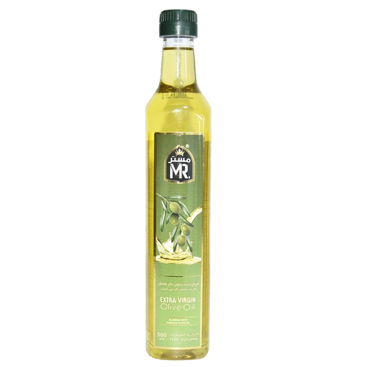 مستر زيت زيتون بكر ممتاز اسباني 500 مل | MR Extra Virgin Olive Oil 500 ML