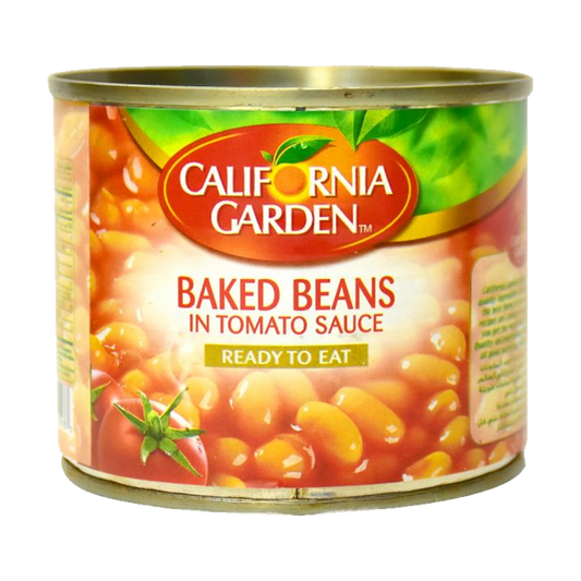 حدائق كاليفورنيا فاصوليا مطبوخة 220غم | California Garden Baked Beans In Tomato Sauce 220g