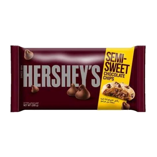 هيرشي رقائق الشوكلاتة شبه محلاة 285 جرام | Hersheys Semi Swet Chocolate Chips 285g