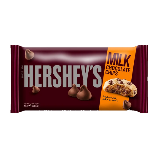 هيرشي رقائق الشوكلاتة بالحليب 285 جرام | Hersheys Milk Chocolate Chips 285g