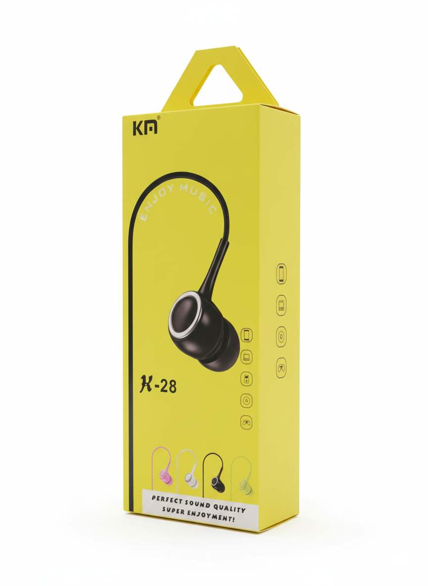 KA Earphone K-28 كي اي ان سماعة جوال
