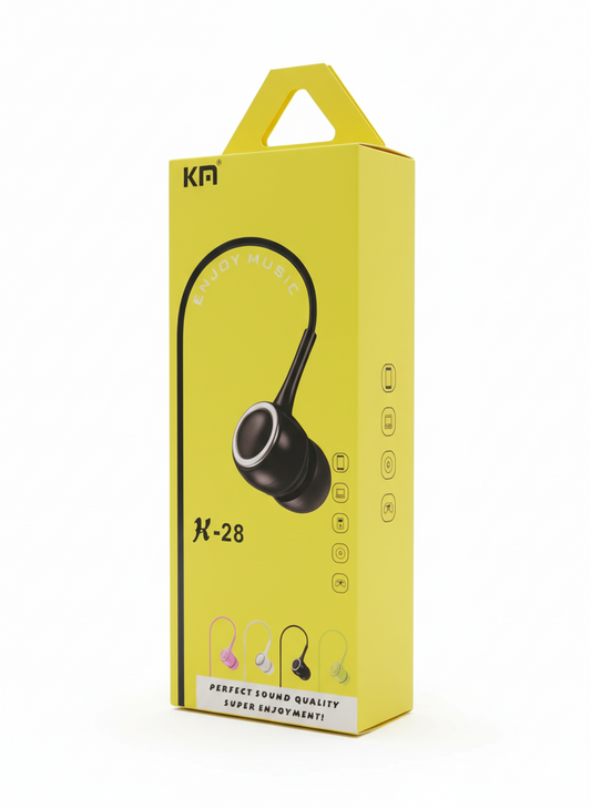 KA Earphone K-28 كي اي ان سماعة جوال