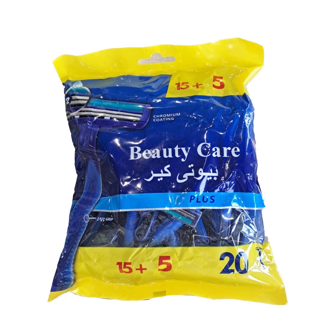 Beauty Care 3Shaver Plus 15+3 بيوتي كير ماكينة حلاقة  بلس شفرتين 15+5