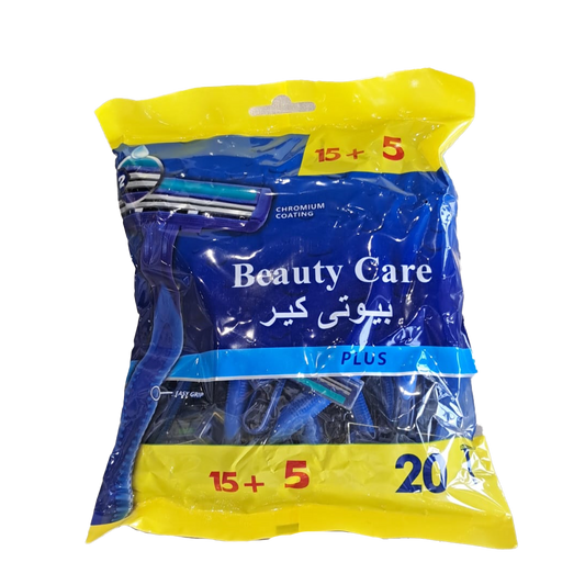 Beauty Care 3Shaver Plus 15+3 بيوتي كير ماكينة حلاقة  بلس شفرتين 15+5