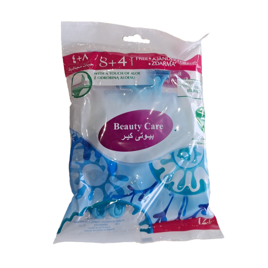 Beauty Care 2Shaver 8+4 بيوتي كير ماكينة حلاقة  شفرتين نسائي 8+4