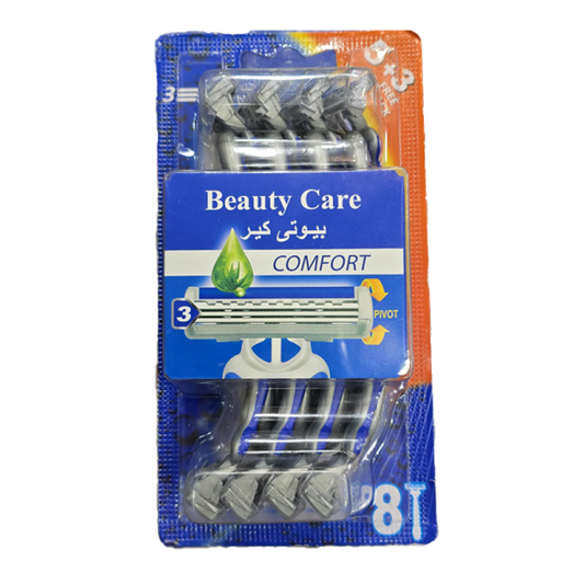 Beauty Care 3Shaver Comfort 5+3 بيوتي كير ماكينة حلاقة كمفورت 3 شفرات  5+3