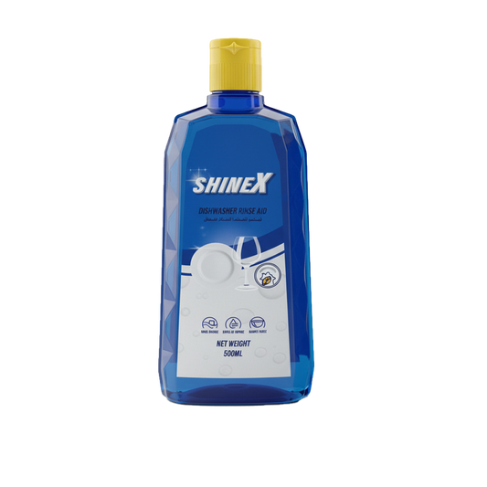 Shinex liquid Rinse Aid Dishwashers 500ml شايني اكس مساعد شطف سائل لغسالات الصحون 500مل