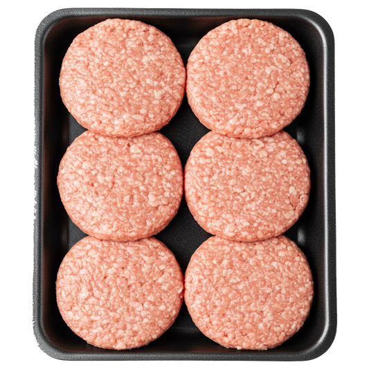 برجر دجاج صحن 6  حبات