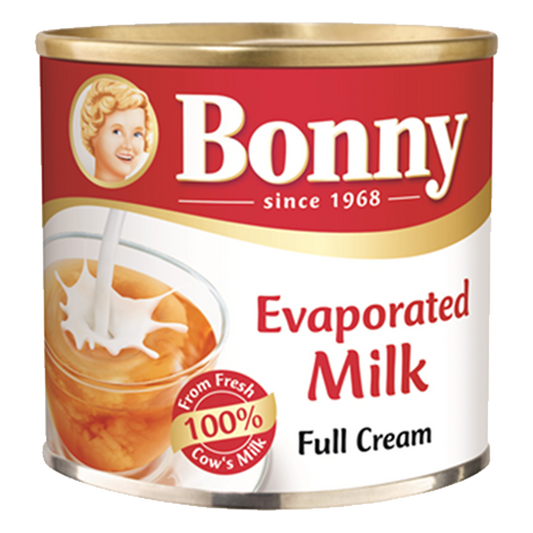 بوني حليب مبخر كامل الدسم 170غم | Bonny Full Cream Evaporated Milk 170g
