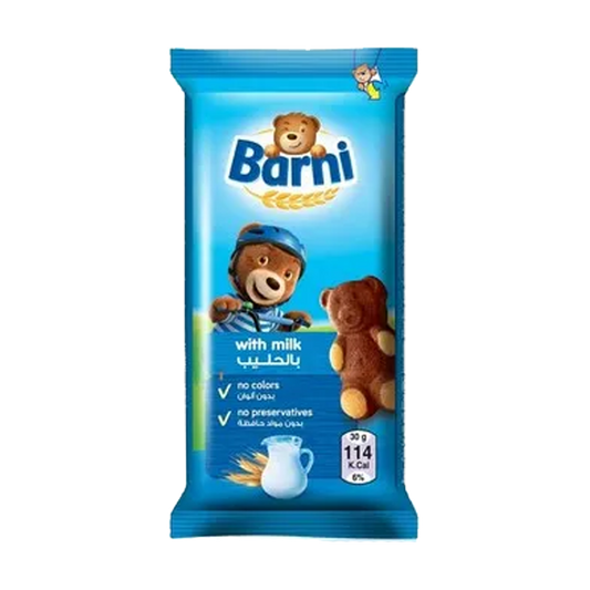 Barni Cake Bear With Milk 30g بارني كعكة بالحليب 30 جرام