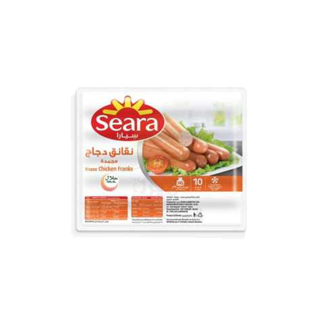 Seara Chicken Franks Smoked 340g سيارا نقانق دجاج مدخن  340 جرام