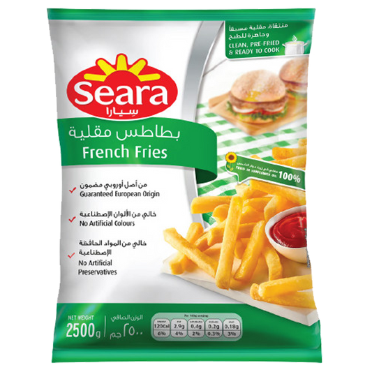 Seara French Fries 2.5kg سيارا بطاطس مقليه 2.5كيلو