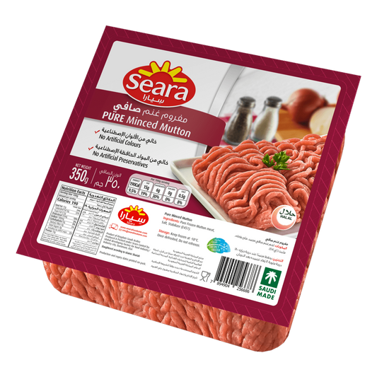 Seara Pure Minced Mutton 350g سيارا مفروم غنم صافي 350 جرام