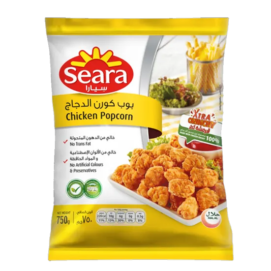 Seara Chicken Popcorn 750gm سيارا بوب كورن الدجاج 750غم