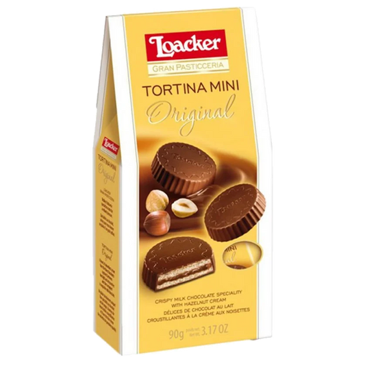 Loacker Tortina Mini Original 90g لواكر تورتينا مني 90 غ شكولاته