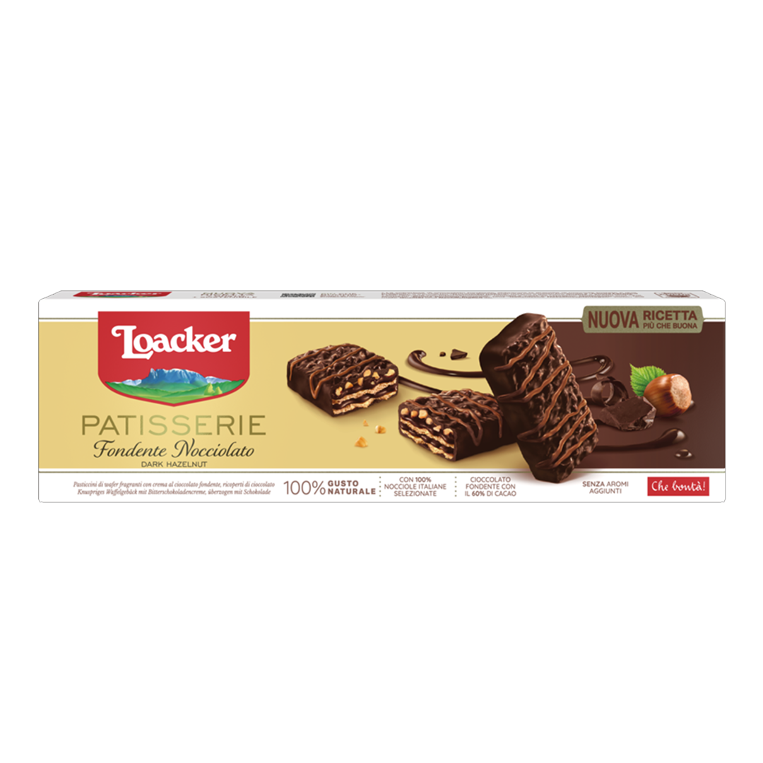 Loacker Gran Pasticceria Dark Hazelnut 100g لواكر باتسري 100ج بندق دارك 1*18