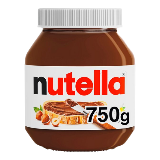 Nutella Hazelnut Spread W/Cocoa Cream 750g نوتيلا كريمه البندق والكاكاو 750 جرام