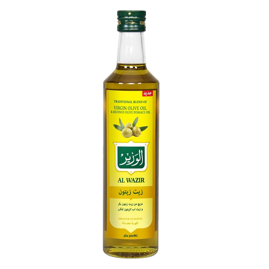Alwazir Olive Oil 500ml الوزير زيت زيتون 500 مل