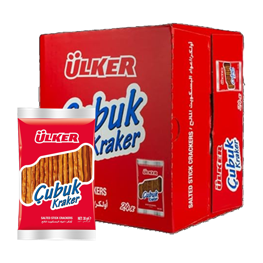 ULKER CUBUK CRACKER 24x30G اولكر اعواد مالح 30غم