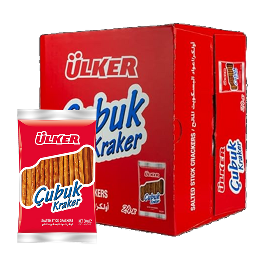 ULKER CUBUK CRACKER 24x30G اولكر اعواد مالح 30غم