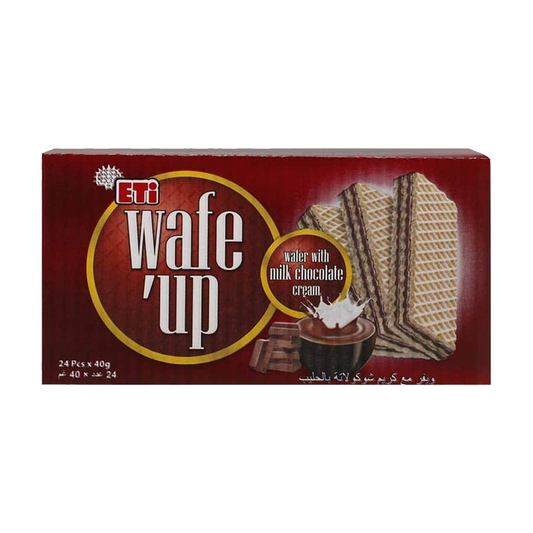 WAVE UP MILK CHOCOLATE WAFER 40G ويف اب ويفر شوكولاته بالحليب 40غم