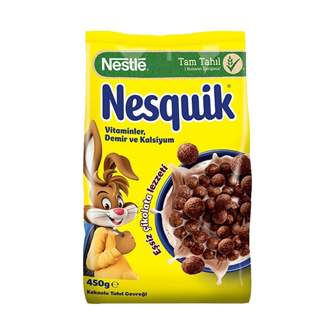 Nesquik Chocolate 450 gr نسكويك شوكلاتة اكياس 450 جرام