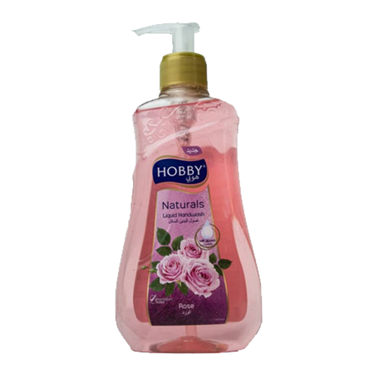 Hobby Liquid Handwash Rose 400ml هوبي غسول اليدين السائل الورد 400مل