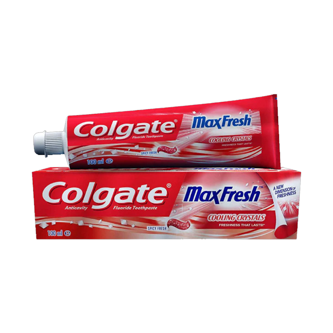 Colgate Max Fresh Spicy Fresh Toothpaste 100ml كولجيت ماكس فريش انعاش 100مل