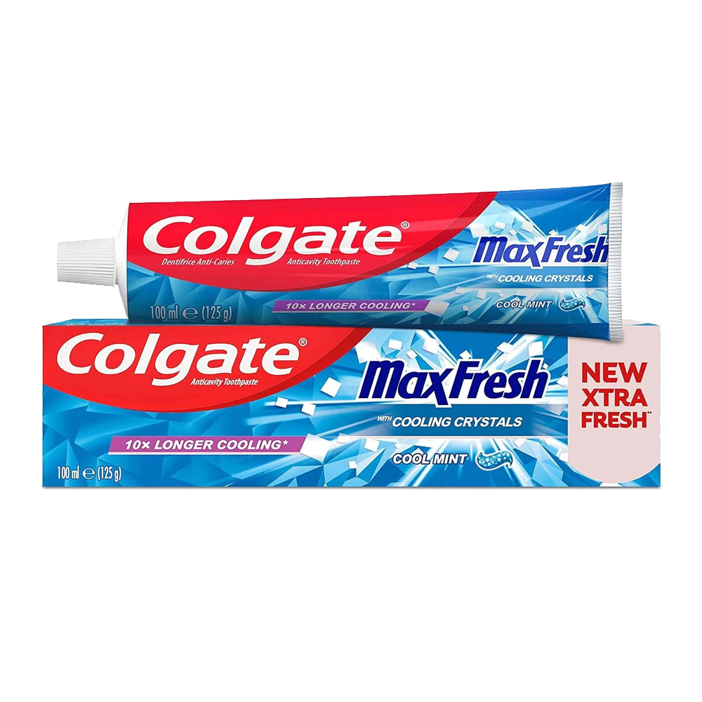 Colgate Max Fresh Cool Mint Toothpaste 100ml كولجيت ماكس فريش انعاش 100مل