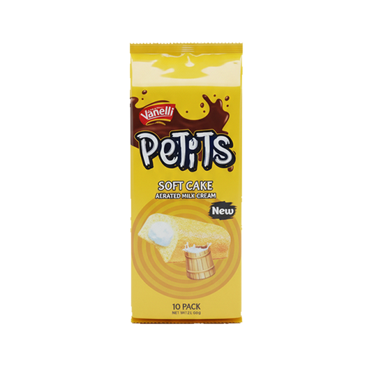 Ghadrans Petits Soft Cake Chocolate Cream 30 gr x 10 x غدران كعكة مملوءة بكريمة الحليب 30 جرام