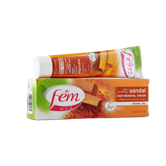 Fem Sandal Skin Softe Hair Removal Cream 120g فيم مزيل شعر صندل 120 جرام