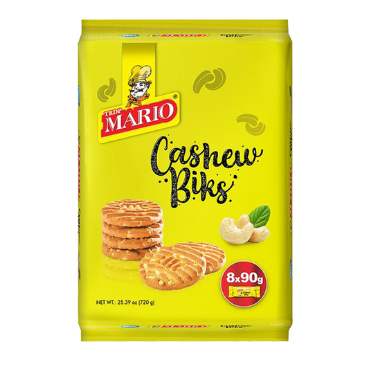 Mario Cashew Biks Biscuits 90gm ماريو بسكويت بطعم الكجو شدة 90غرام