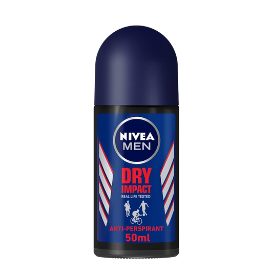 Nivea For Men Deo Roll Dry Impact 50ml نيفيا رول مضاد للتعرق  دراي اكتف 50 مل