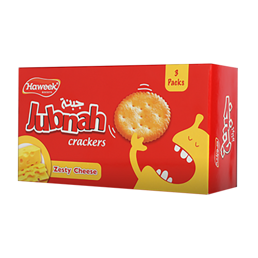 Haweek Cheese Crackers 110g جويك جبنة كراكرز الجبنة اللذيذة 110غم